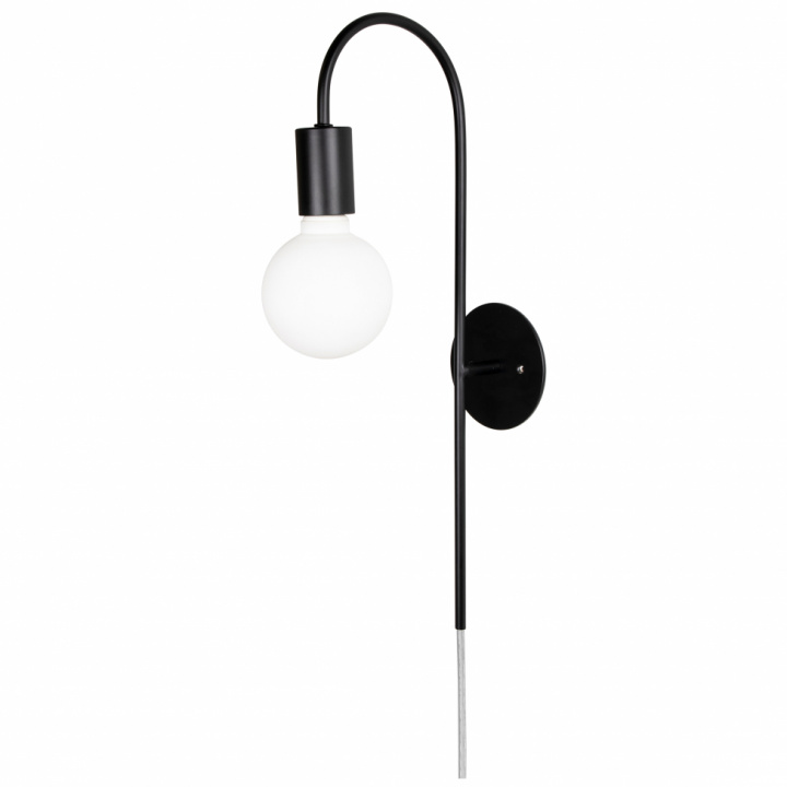 Vegglampe 'Grace' - Svart