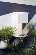 Vegglampe \'Box\' - Hvit