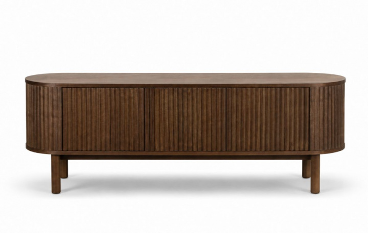 TV-benk \'Myshult\' 160x40cm - Valnøtt i gruppen Møbler / Hyller og oppbevaring / TV-møbler hos Reforma (2372-1-walnut)