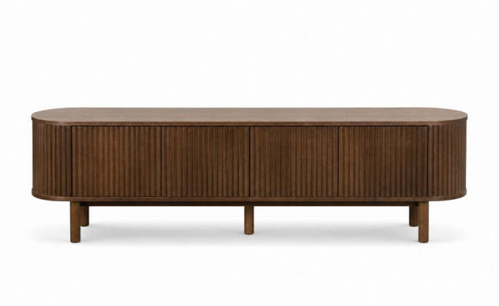 TV-benk \'Myshult\' 200x40cm - Valnøtt i gruppen Møbler / Hyller og oppbevaring / TV-møbler hos Reforma (2373-1-walnut)