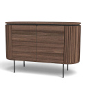 Sideboard \'Kärra\' - Valnøtt/Sort