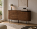 Sideboard \'Kärra\' - Valnøtt/Sort