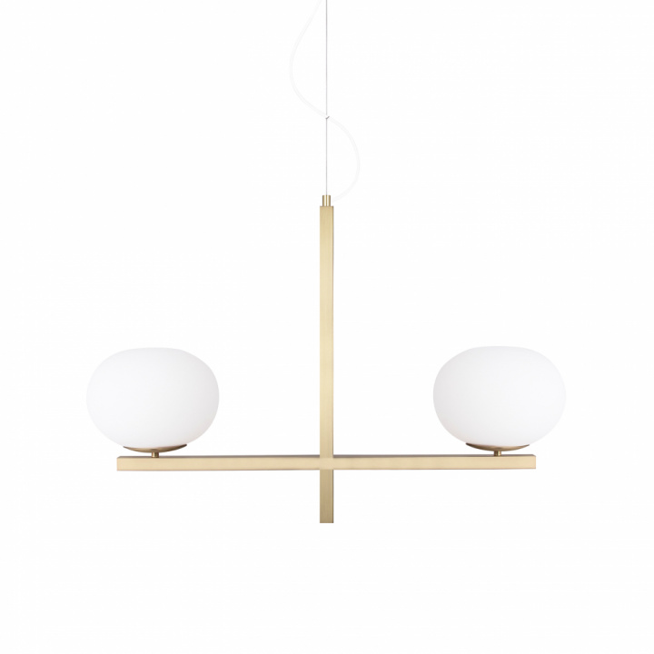 Taklampe 'Gemini' - Messing