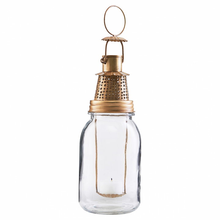 Lykta 'Fhia' - Antikk messing