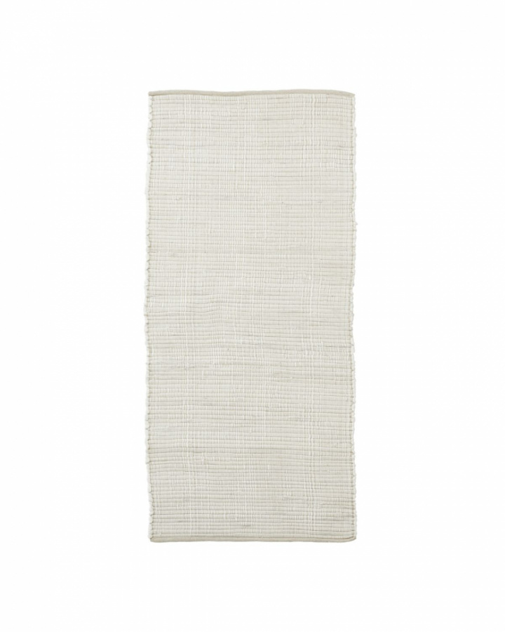 Teppe \'Chindi\' 160x70 - Vit i gruppen Interiør / Tepper / Vevde Tepper hos Reforma (257810061)