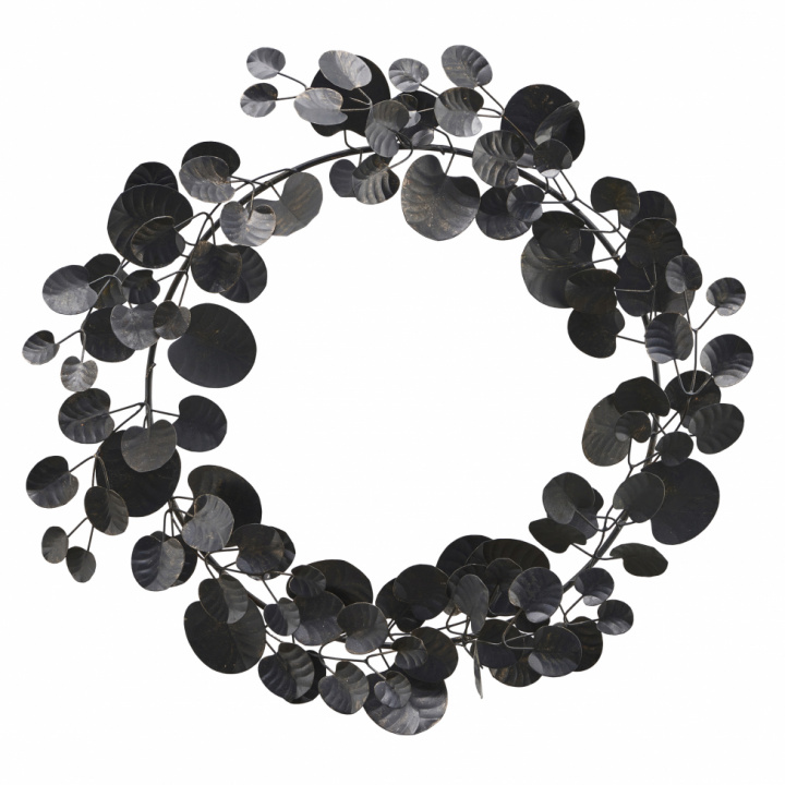 Krans \'Eucalyptus\' - svart i gruppen Interiør / Dekorasjon / Jule dekorasjoner hos Reforma (257870050)