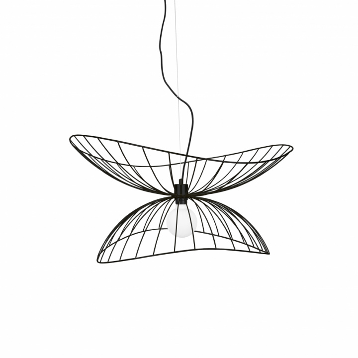 Taklampe 'Ray' - Svart 70cm
