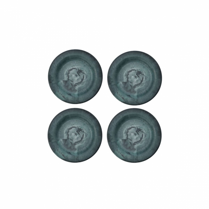 Plate 4-pack 'Serveur' - Grønn