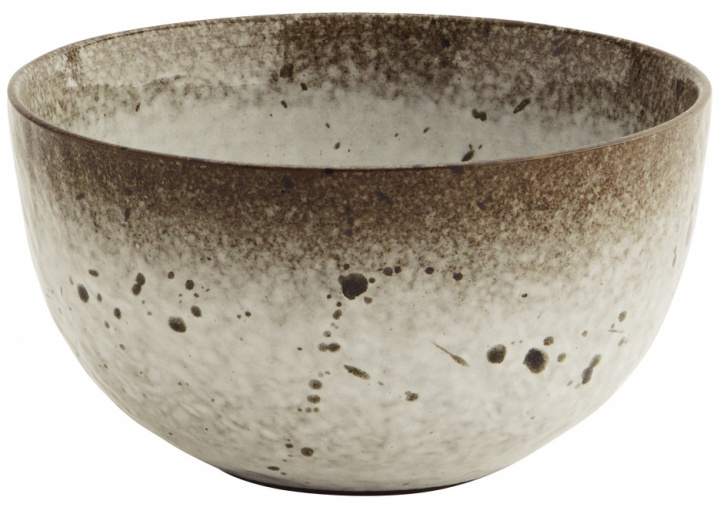 Skål M 'Carbon' - Hvit / brun