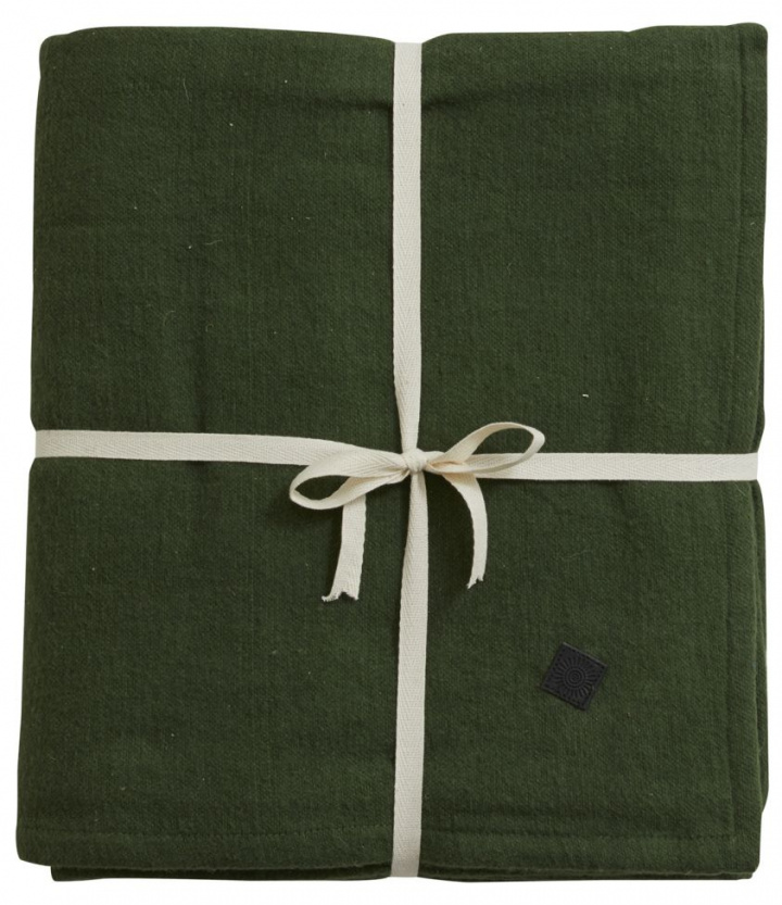 Plaid/Teppe 'Yoga' - Mørkegrønn