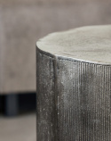 Salongbord \'Rota\' 35x50cm - Børstet sølv