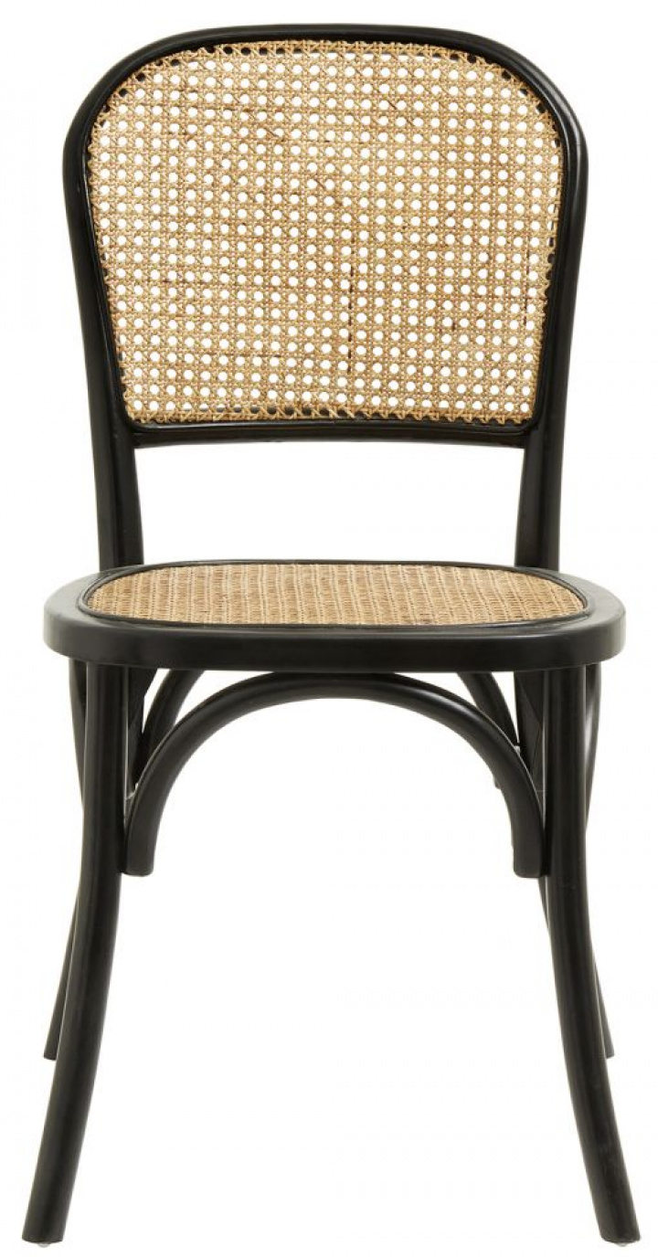 Stol 'Wicky' - Svart/Naturlig