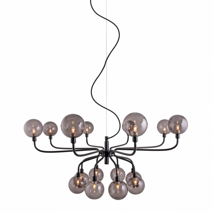 Taklampe 'Mandrino' - Svart