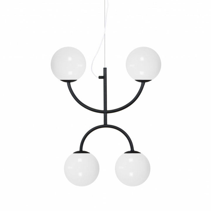 Taklampe 'Luna X' - Svart