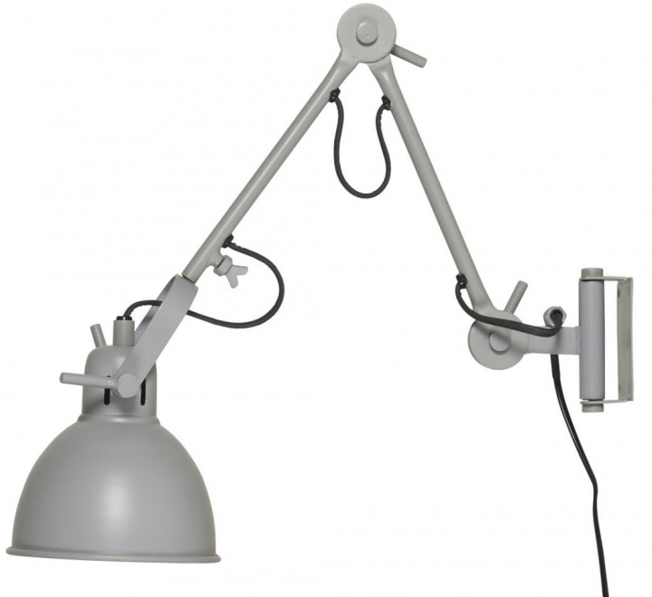 Vegglampe - Grå - Toarmet i gruppen Belysning / Lamper / Vegglamper hos Reforma (2852-18)