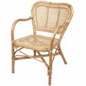 Lenestol \'Ulla\' - Retro / Rattan
