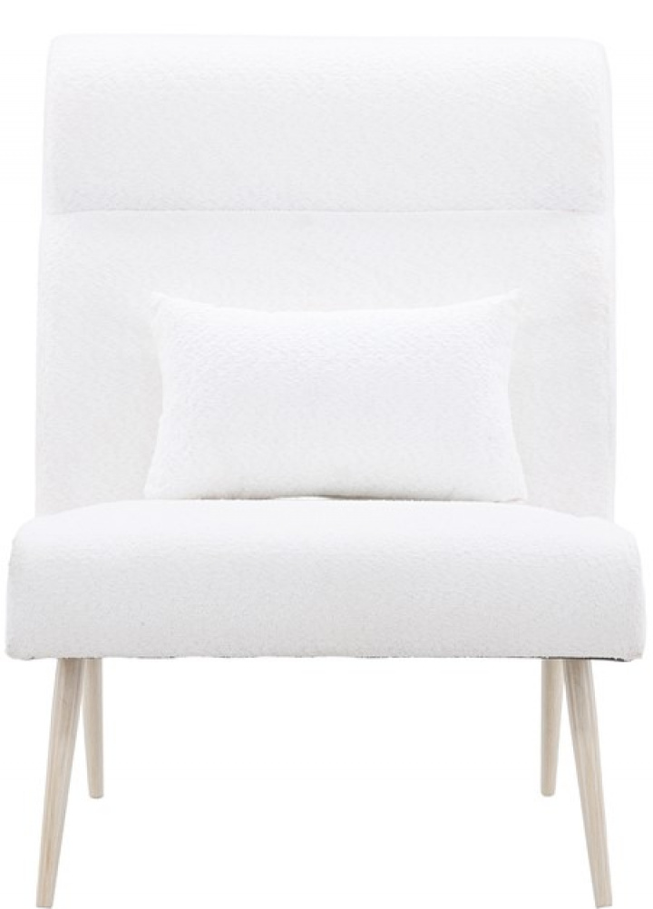 Lenestol \'Strand\' 95 x 70/ 89 cm - Hvit i gruppen Møbler / Sittemøbler / Lenestoler hos Reforma (30029-101)