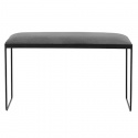 Benk \'Gorm\' - Grå / Svart 85 cm