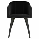 Stol med armlener \'Pernilla\' - Svart