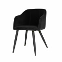 Stol med armlener \'Pernilla\' - Svart