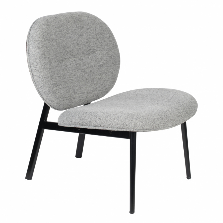 Lenestol 'Spike' - Grå / Svart