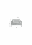 Fåölj \'Love seat\' - Brun