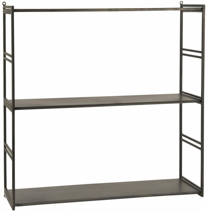 Vegghylle 'Industry' - Grå / Svart