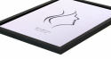 Plakatramme - Svart 50x70