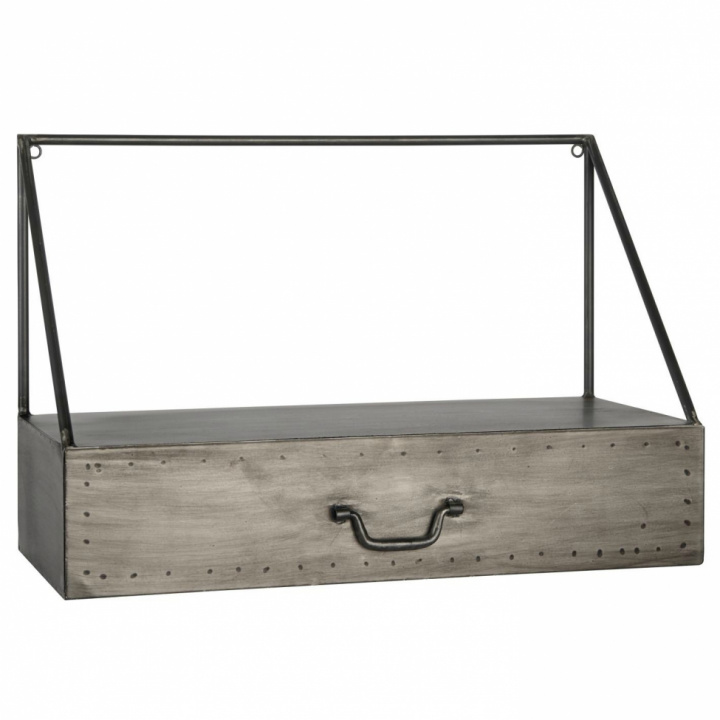 Vegghylle med boks - Metall - Ib Laursen