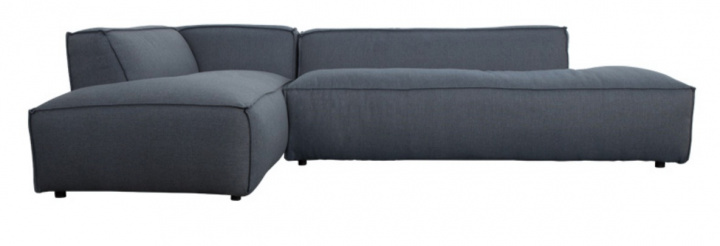 Sofa 'Freddy' - Grå / blå