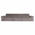 3 -seters sofa \'James\' - Mørk grå