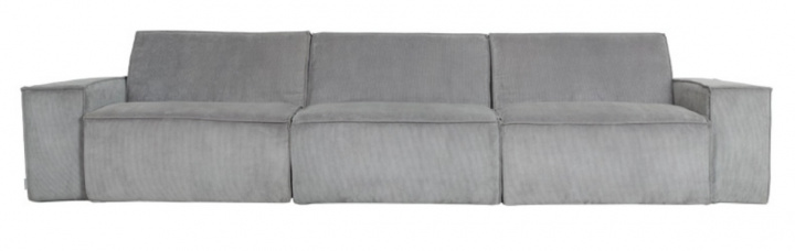 Sofa 'James' - 3 seter / Lys grå