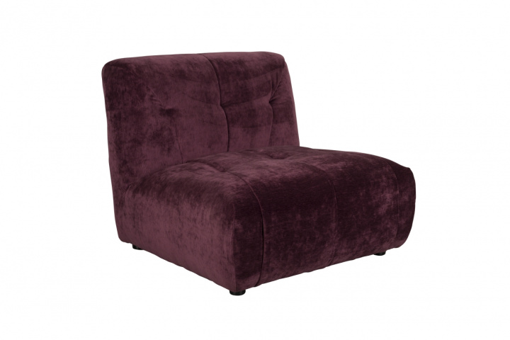 Sofa 'Giada' 1-seter - Plomme