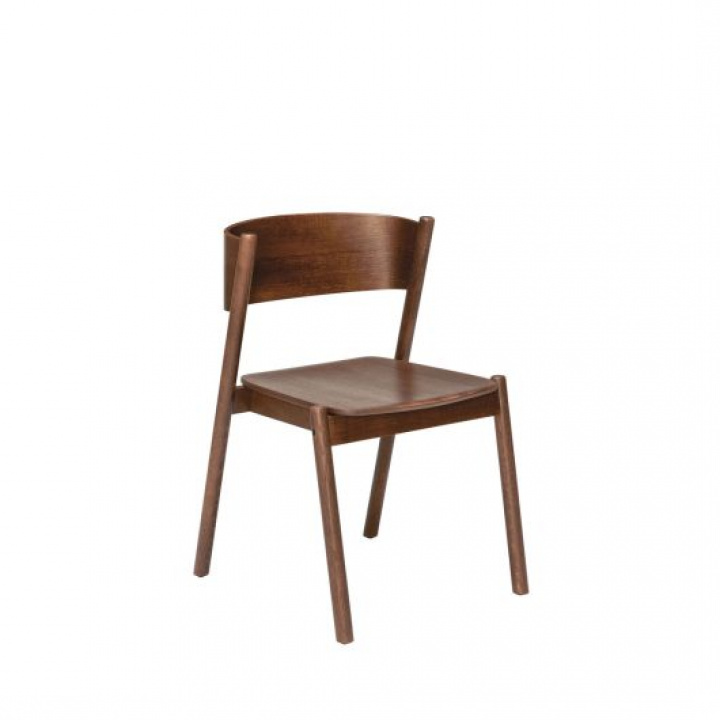 Kjøkkenstol \'Oblique\' - Mørkebrun i gruppen MØBLER / SITTEMØBLER / Stoler hos Reforma (331602)