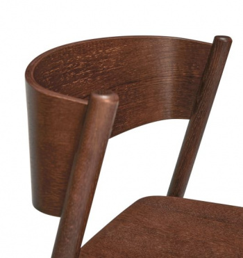 Kjøkkenstol \'Oblique\' - Mørkebrun
