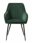 Stol \'Siena\' - Grønn/Fløyel