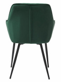 Stol \'Siena\' - Grønn/Fløyel