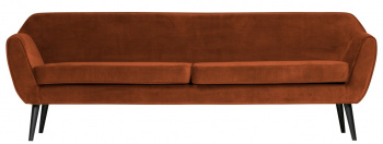 Sofa \'Rocco\' - Rust / Flyel