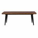 Benk \'Alagon\' 120x40cm - Brun 