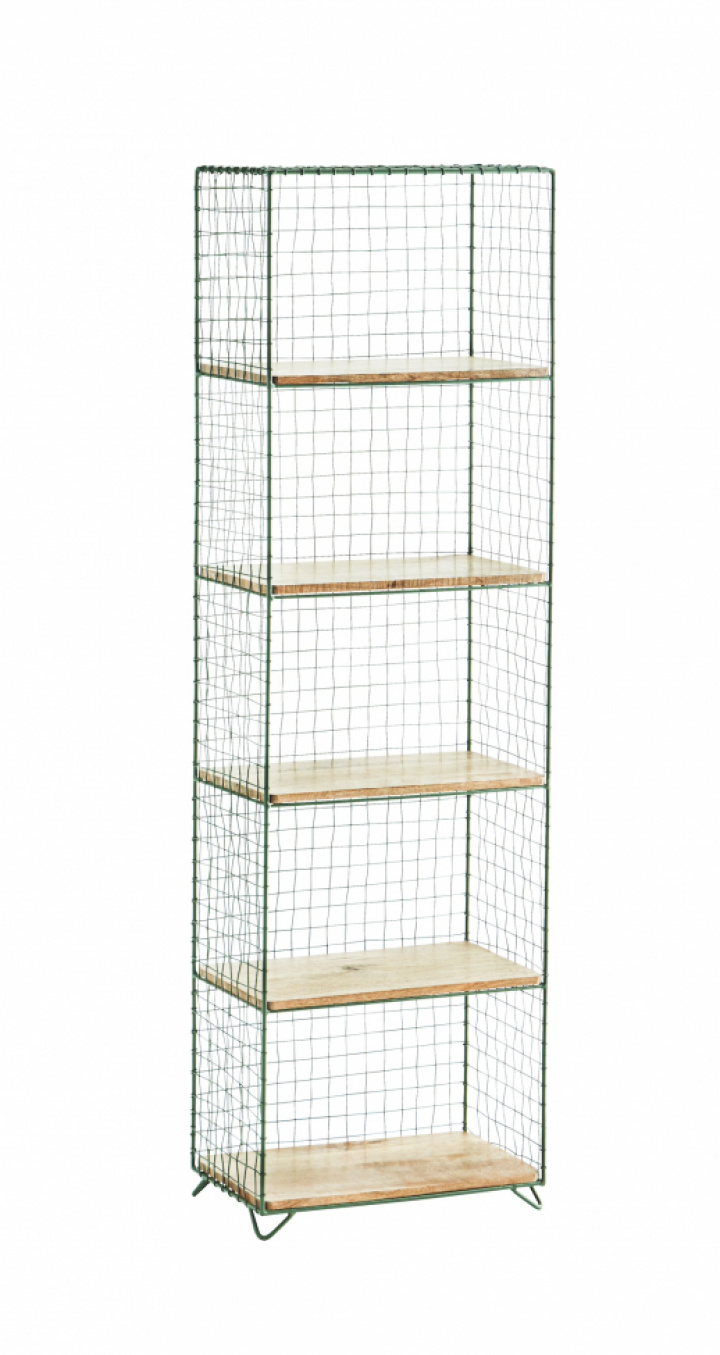 Hylle \'Iron\' - Grønn/naturlig i gruppen Møbler / Hyller og oppbevaring hos Reforma (35587GRN)