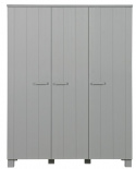 Garderobe \'Dennis\' 3 dörer - Betonggrå