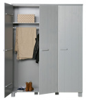 Garderobe \'Dennis\' 3 dörer - Betonggrå