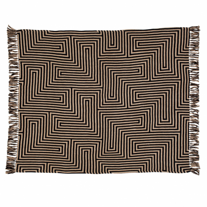 Plaid 'Line' - Svart