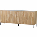 Sideboard \'New Gravure\' 200 cm - Ek/Svart