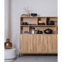 Sideboard \'New Gravure\' 200 cm - Ek/Svart