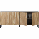 Sideboard \'New Gravure\' 200 cm - Ek/Svart