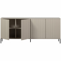 Sideboard \'New Gravure\' 200 cm - Beige/Svart