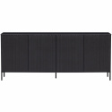 Sideboard \'New Gravure\' 200 cm - Svart/Svart