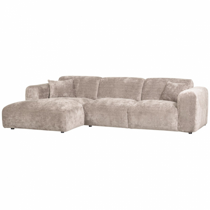 Sofa \'Cloud\' 3-seters sjeselong venstre - Grå i gruppen Møbler / Sofaer / 3-seters sofaer hos Reforma (375072-N)