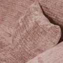 Sofa \'Cloud\' 3-seters sjeselong venstre - Brungrå/Rosa